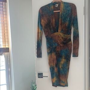 Y2K Womens Boutique Bodycon Midi Dress Size M
